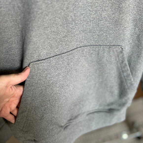 Patagonia Uprisal Logo Hoody Heather Gray Sustainable Hoodie Mens Size Medium - Picture 7 of 9